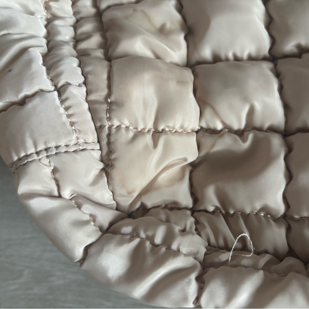 Free People Quilted Tan Shoulder Bag - Picture 6 of 7